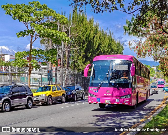TRACOPA - Transportes Costarricenses Panameños 18 na cidade de Catedral, San José, San José, Costa Rica, por Andrés Martínez Rodríguez. Número da foto: #11169206.