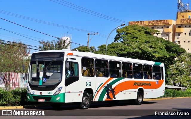 Empresa de Transportes Andorinha 6463 na cidade de Presidente Prudente, São Paulo, Brasil, por Francisco Ivano. ID da foto: 11171024.