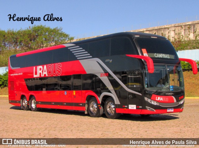 Lirabus 23101 na cidade de Valinhos, São Paulo, Brasil, por Henrique Alves de Paula Silva. Número da foto: #11173027.