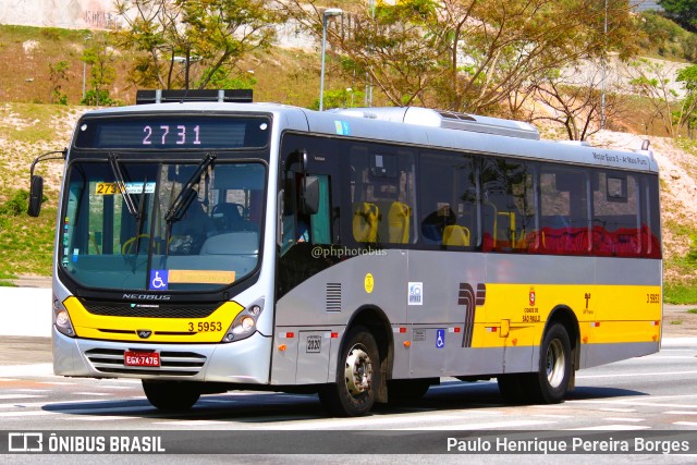 Upbus Qualidade em Transportes 3 5953 na cidade de São Paulo, São Paulo, Brasil, por Paulo Henrique Pereira Borges. Número da foto: #11172846.