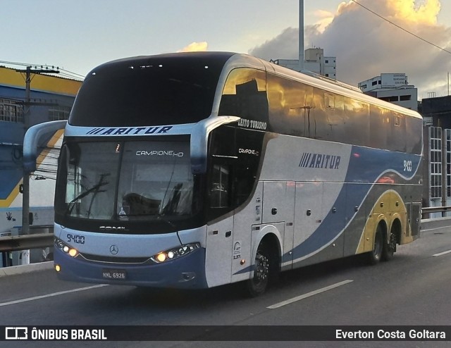 Aritur Transporte e Turismo 9400 na cidade de Cariacica, Espírito Santo, Brasil, por Everton Costa Goltara. ID da foto: 11173249.