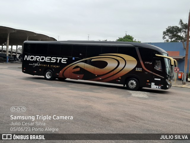 Expresso Nordeste 5931 na cidade de Porto Alegre, Rio Grande do Sul, Brasil, por JULIO SILVA. Número da foto: #11172381.