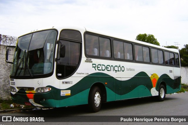 Redenção Turismo 5320 na cidade de São Paulo, São Paulo, Brasil, por Paulo Henrique Pereira Borges. Número da foto: #11172805.