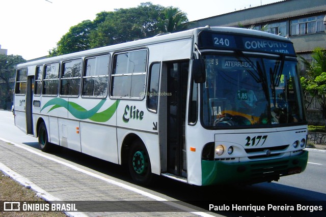 Viação Elite 2177 na cidade de Volta Redonda, Rio de Janeiro, Brasil, por Paulo Henrique Pereira Borges. Número da foto: #11172944.