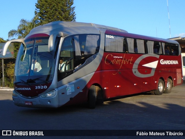 Expresso Gardenia 3920 na cidade de Três Corações, Minas Gerais, Brasil, por Fábio Mateus Tibúrcio. ID da foto: 11173467.