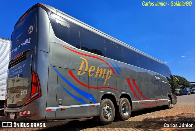 Demp Turismo 2303 na cidade de Aparecida de Goiânia, Goiás, Brasil, por Carlos Júnior. Número da foto: #11172507.