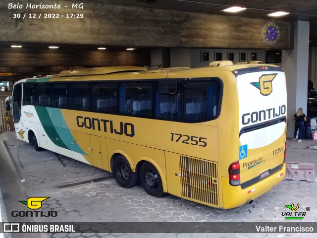 Empresa Gontijo de Transportes 17255 na cidade de Belo Horizonte, Minas Gerais, Brasil, por Valter Francisco. ID da foto: 11172227.