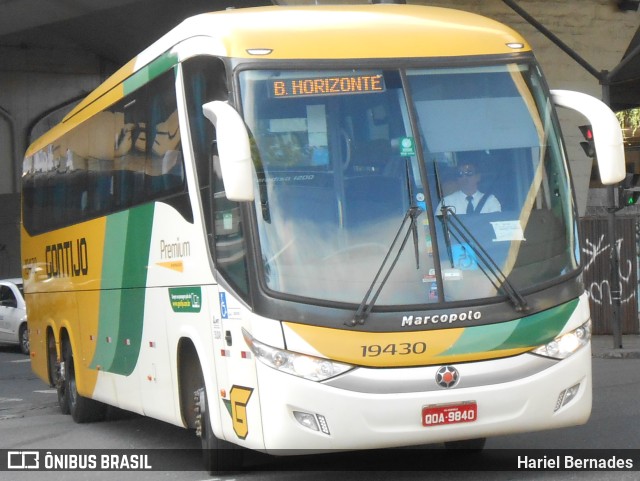 Empresa Gontijo de Transportes 19430 na cidade de Belo Horizonte, Minas Gerais, Brasil, por Hariel Bernades. Número da foto: #11171606.