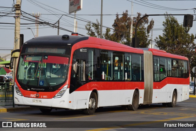 Subus 9643 na cidade de San Joaquín, Santiago, Metropolitana de Santiago, Chile, por Franz Hecher. ID da foto: 11173063.