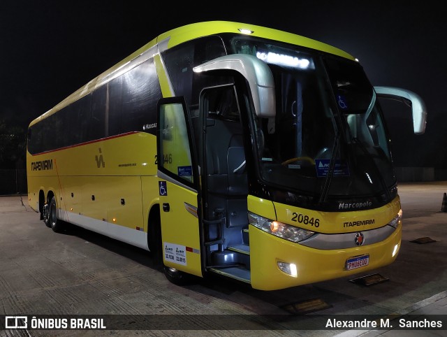 Viação Nova Itapemirim 20846 na cidade de Curitiba, Paraná, Brasil, por Alexandre M.  Sanches. ID da foto: 11171710.