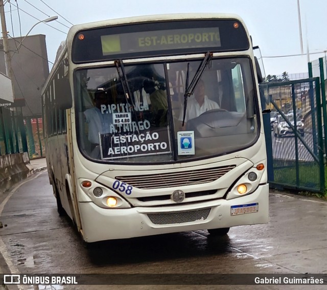 Expresso Vitória Bahia 058 na cidade de Salvador, Bahia, Brasil, por Gabriel Guimarães. ID da foto: 11175189.