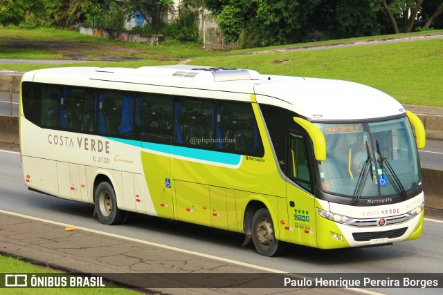 Costa Verde Transportes RJ 217.001 na cidade de Resende, Rio de Janeiro, Brasil, por Paulo Henrique Pereira Borges. Número da foto: #11175804.