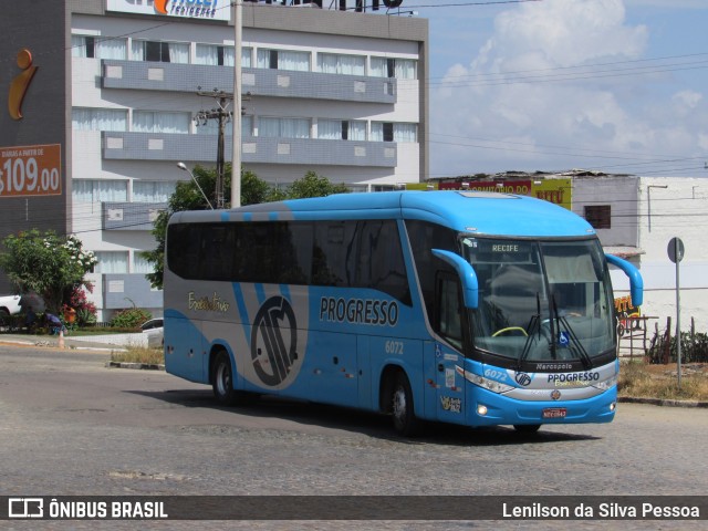 Auto Viação Progresso 6072 na cidade de Caruaru, Pernambuco, Brasil, por Lenilson da Silva Pessoa. Número da foto: #11176005.