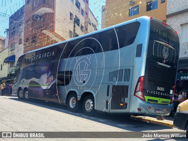 Viação Garcia 86005 na cidade de Aparecida, São Paulo, Brasil, por João Marcos William. ID da foto: 11175491.