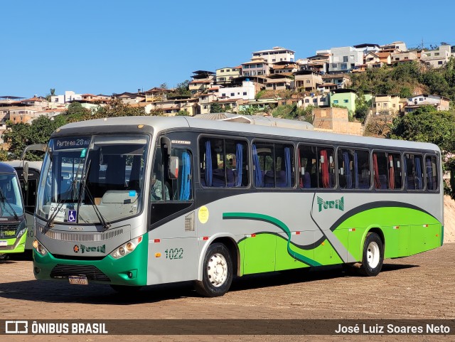 Turin Transportes 1022 na cidade de Congonhas, Minas Gerais, Brasil, por José Luiz Soares Neto. ID da foto: 11175967.