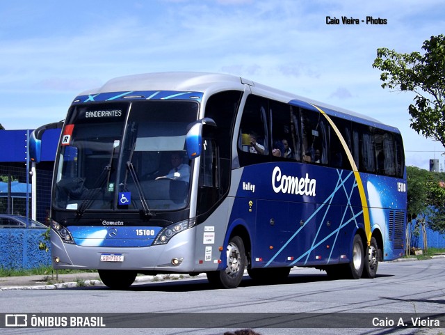 Viação Cometa 15100 na cidade de São Paulo, São Paulo, Brasil, por Caio A. Vieira. Número da foto: #11173856.