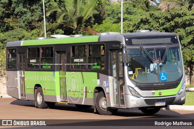 Viação Garcia 81025 na cidade de Maringá, Paraná, Brasil, por Rodrigo Matheus. ID da foto: 11178045.