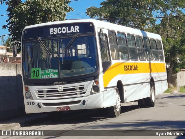 Ouro Negro Transportes e Turismo 410 na cidade de Rio das Ostras, Rio de Janeiro, Brasil, por Ryan Martins. ID da foto: 11177154.