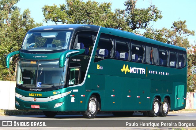 Viação Motta 18013 na cidade de Brasília, Distrito Federal, Brasil, por Paulo Henrique Pereira Borges. Número da foto: #11177891.