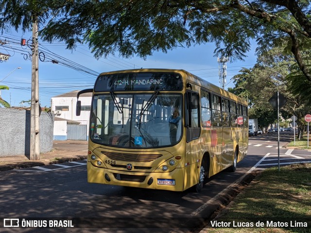 TCGL - Transportes Coletivos Grande Londrina 4556 na cidade de Londrina, Paraná, Brasil, por Victor Lucas de Matos Lima. Número da foto: #11177273.