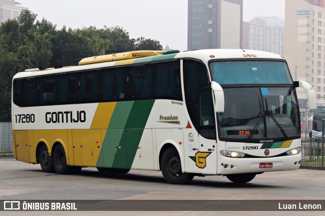 Empresa Gontijo de Transportes 17280 na cidade de Curitiba, Paraná, Brasil, por Luan Lenon. ID da foto: 11178131.