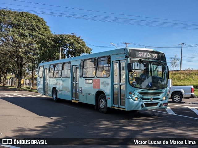 TCGL - Transportes Coletivos Grande Londrina 1112 na cidade de Londrina, Paraná, Brasil, por Victor Lucas de Matos Lima. Número da foto: #11177280.