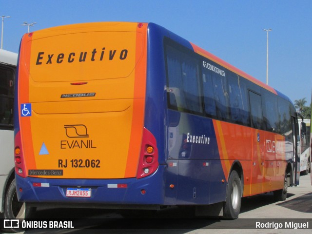 Evanil Transportes e Turismo RJ 132.062 na cidade de Rio de Janeiro, Rio de Janeiro, Brasil, por Rodrigo Miguel. Número da foto: #11177994.