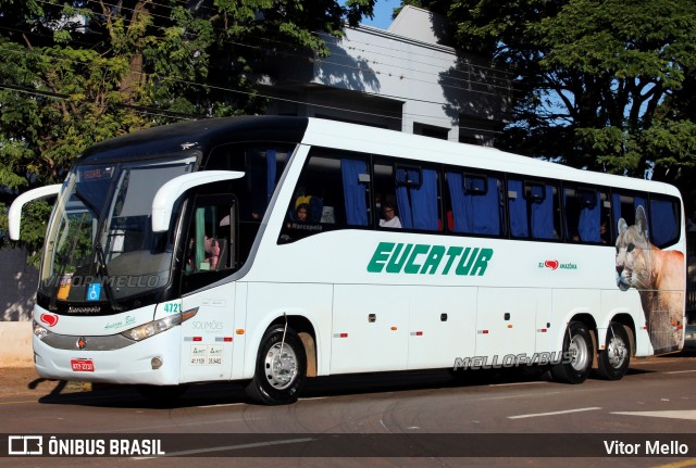 Eucatur - Empresa União Cascavel de Transportes e Turismo 4721 na cidade de Toledo, Paraná, Brasil, por Vitor Mello. ID da foto: 11177649.