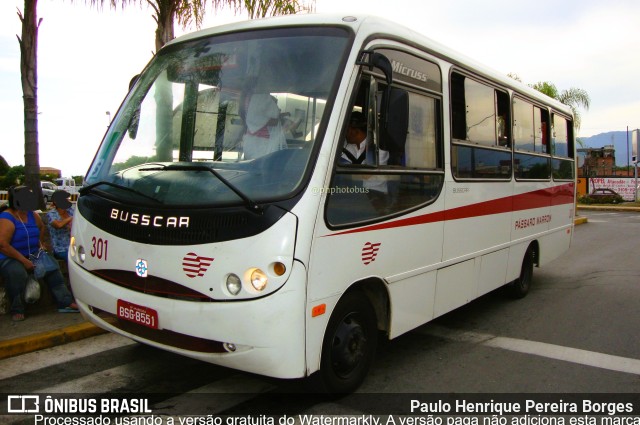 Empresa de Ônibus Pássaro Marron 301 na cidade de Aparecida, São Paulo, Brasil, por Paulo Henrique Pereira Borges. Número da foto: #11178065.