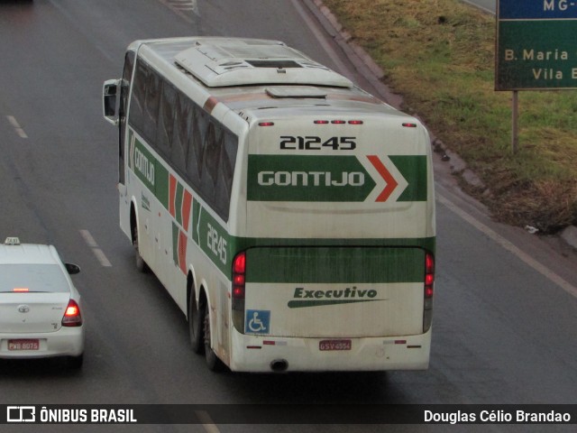 Empresa Gontijo de Transportes 21245 na cidade de Belo Horizonte, Minas Gerais, Brasil, por Douglas Célio Brandao. ID da foto: 11180049.