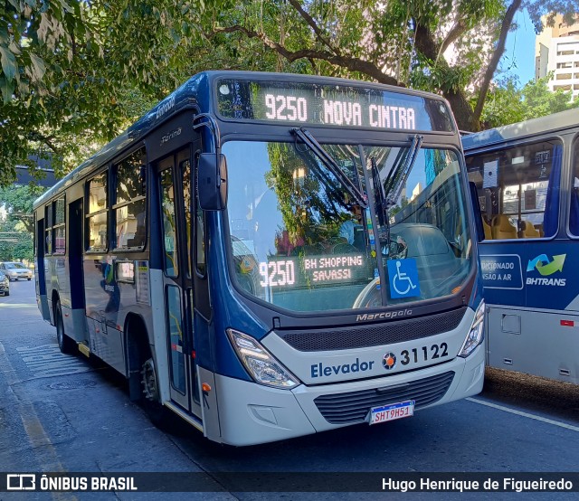 Via BH Coletivos 31122 na cidade de Belo Horizonte, Minas Gerais, Brasil, por Hugo Henrique de Figueiredo. Número da foto: #11178517.