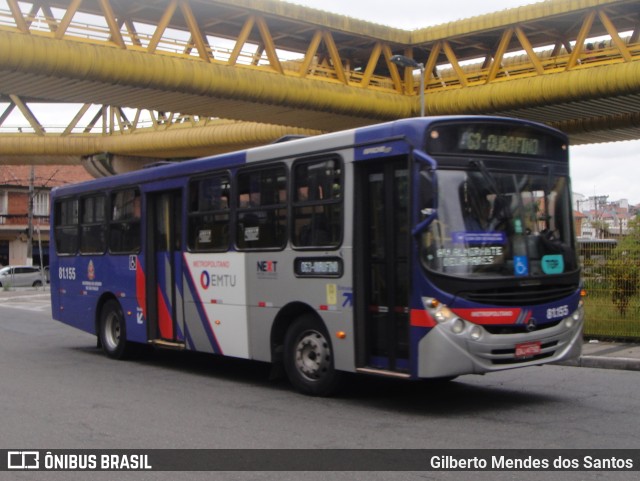 Next Mobilidade - ABC Sistema de Transporte 81.155 na cidade de São Paulo, São Paulo, Brasil, por Gilberto Mendes dos Santos. Número da foto: #11178271.