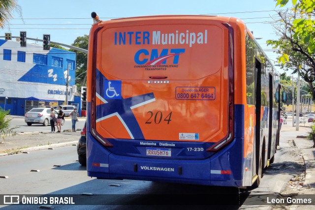 CMT - Consórcio Metropolitano Transportes 204 na cidade de Cuiabá, Mato Grosso, Brasil, por Leon Gomes. Número da foto: #11181017.