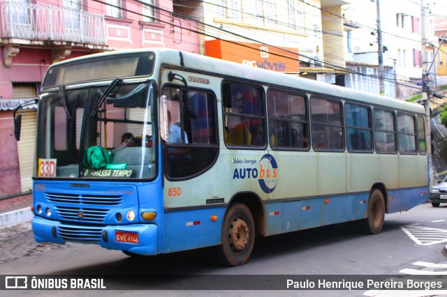 São Jorge Auto Bus 850 na cidade de Ponte Nova, Minas Gerais, Brasil, por Paulo Henrique Pereira Borges. Número da foto: #11181032.