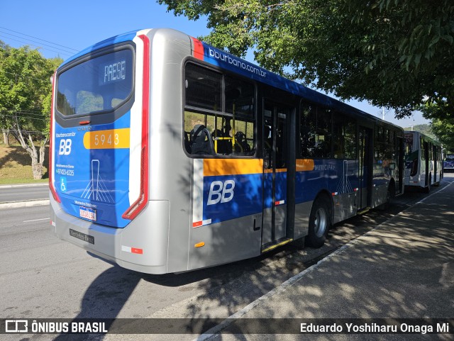 BB Transportes e Turismo 5943 na cidade de Santana de Parnaíba, São Paulo, Brasil, por Eduardo Yoshiharu Onaga Mi. Número da foto: #11179804.