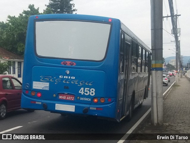 Biguaçu Transportes Coletivos Administração e Participação 458 na cidade de Florianópolis, Santa Catarina, Brasil, por Erwin Di Tarso. ID da foto: 11180717.