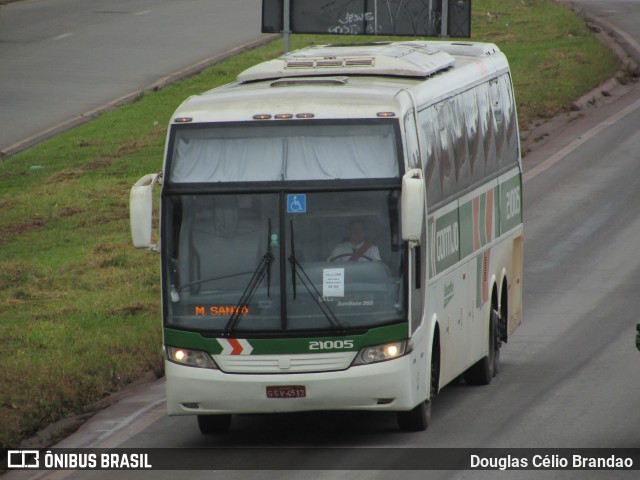 Empresa Gontijo de Transportes 21005 na cidade de Belo Horizonte, Minas Gerais, Brasil, por Douglas Célio Brandao. ID da foto: 11180452.