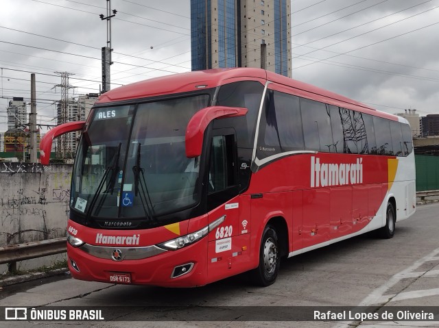 Expresso Itamarati 6820 na cidade de São Paulo, São Paulo, Brasil, por Rafael Lopes de Oliveira. ID da foto: 11181726.