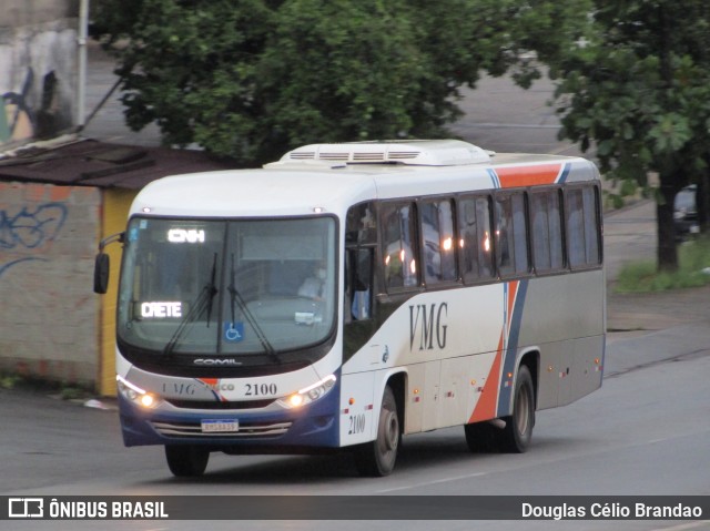 VMG - Viação Minas Gerais 2100 na cidade de Belo Horizonte, Minas Gerais, Brasil, por Douglas Célio Brandao. Número da foto: #11179907.