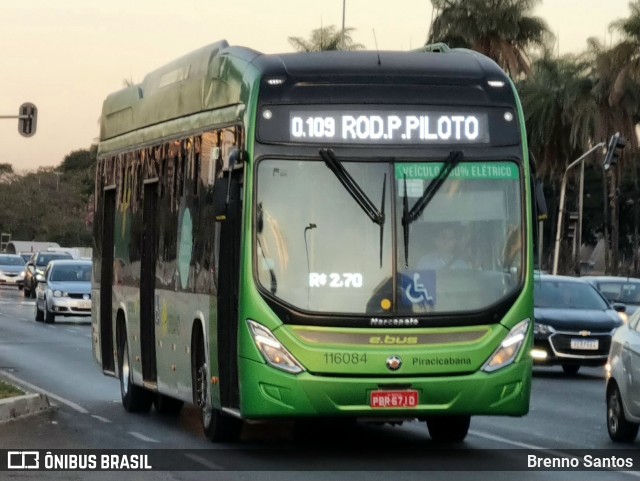 Viação Piracicabana Distrito Federal 116084 na cidade de Brasília, Distrito Federal, Brasil, por Brenno Santos. Número da foto: #11180072.
