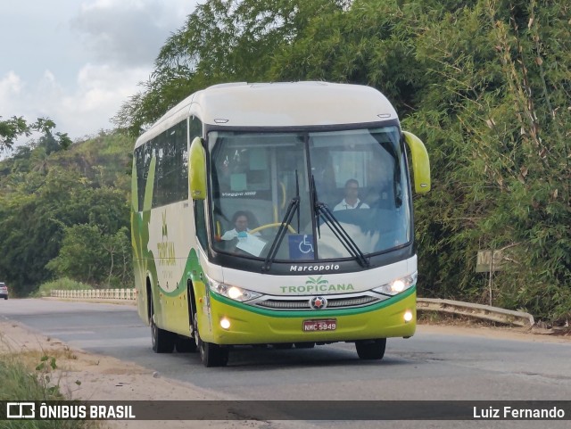 Tropicana Turismo 5849 na cidade de Barreiros, Pernambuco, Brasil, por Luiz Fernando. ID da foto: 11180759.