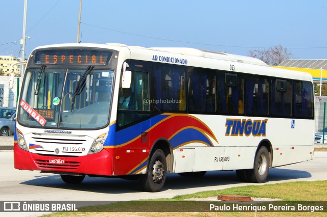 Transportadora Tinguá RJ 156.003 na cidade de Rio de Janeiro, Rio de Janeiro, Brasil, por Paulo Henrique Pereira Borges. Número da foto: #11181083.