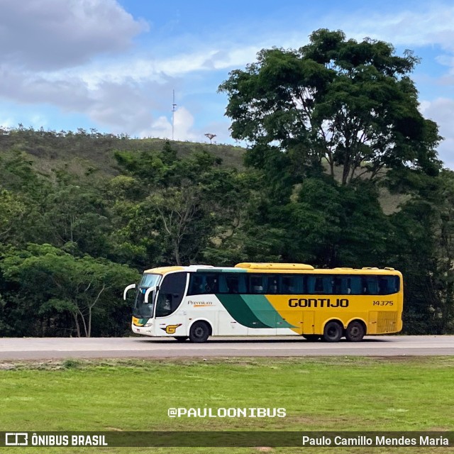 Empresa Gontijo de Transportes 14375 na cidade de Alexânia, Goiás, Brasil, por Paulo Camillo Mendes Maria. Número da foto: #11179451.