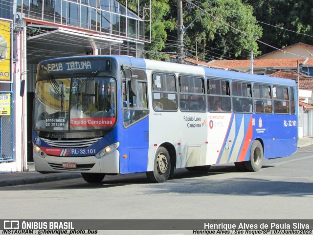 Rápido Campinas 32.101 na cidade de São Roque, São Paulo, Brasil, por Henrique Alves de Paula Silva. Número da foto: #11180005.