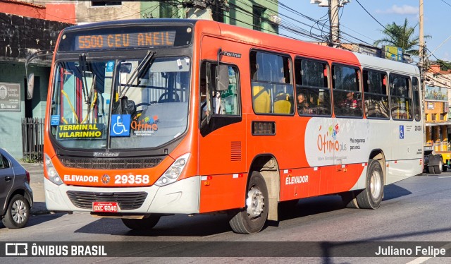 Transbus Transportes > Gávea Transportes 29358 na cidade de Belo Horizonte, Minas Gerais, Brasil, por Juliano Felipe. Número da foto: #11182076.