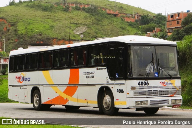 Nova Aliança Turismo 4006 na cidade de Barra do Piraí, Rio de Janeiro, Brasil, por Paulo Henrique Pereira Borges. ID da foto: 11184546.