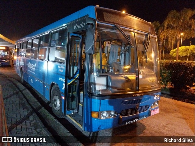 Biguaçu Transportes Coletivos Administração e Participação 418 na cidade de Florianópolis, Santa Catarina, Brasil, por Richard Silva. Número da foto: #11181876.