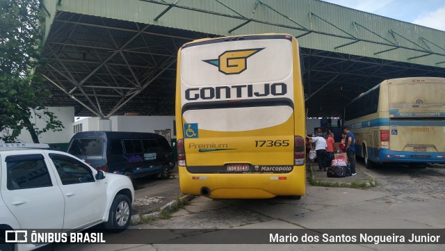 Empresa Gontijo de Transportes 17365 na cidade de Ipiaú, Bahia, Brasil, por Mario dos Santos Nogueira Junior. ID da foto: 11184551.