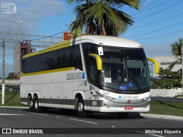 Empresa Cruz 22711 na cidade de Vitória, Espírito Santo, Brasil, por Whitiney Siqueira. ID da foto: 11183032.