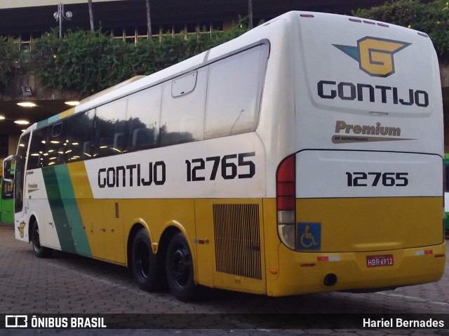 Empresa Gontijo de Transportes 12765 na cidade de Belo Horizonte, Minas Gerais, Brasil, por Hariel Bernades. Número da foto: #11183697.